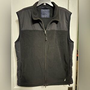 Nautica Men's Black Zip-Up Vest